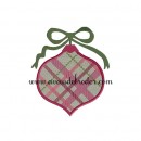 Boule de Noël Tartan #2